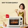 Electric Ovens 40L Horno Sobremesa Automatic Oven Multifunctional Large Capacity Pizza Household Air Frying Pan