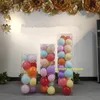 Party Decoration 3st Set Acrylic Pillar Clear Pillars For Wedding Decoration Round Plinth Column Decorations304i