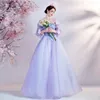 Lace Plus Size Mother of The Bride Dresses 2024 purple blue pink Long Sleeves tulle ball gown Sashes Mother of Groom Gowns Floor Length sexy Evening Wear Prom Gown