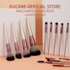 Makeup Brushes Ducare Makeup Brushes 8-14 PC med Makeup Bag Cosmetic Makeup Brush Set for Foundation Blending Blush Eye Shadow Nylon Hair 231218