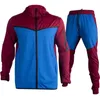 Tech-Fleece-Designer-Trainingsanzug für Herren, NK-Trainingsanzug, Jogger, Übung, Fitness, Übungsset, Freizeit-Jogger, Sport, Fitness, Outdoor-Training, Strickjacke, zweiteiliges Set