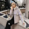 Parkas de plumón para mujer 2023 Chaqueta de invierno brillante para mujer Estilo coreano corto Ropa de pan Espesor Cálido Parkas de algodón sueltas con capucha Casual Blanco J231219