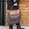 BottegaaVeneta Bags Gemellis Shoulder Bag New Fashion and Trendy Gemini Handwoven Leather Underarm Handheld Wrist Straight Womens