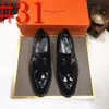 37Model Nyaste italienska Oxford-skor för män Luxury Patent Leather Wedding Shoes Pointed Toe Designer Dress Shoes Classic Derbies Plus Size 38-46