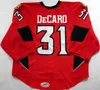 خمر مخصص AHL Michael Kostka Portland Pirates Hockey Jerseys Gerald Coleman John Decaro تطريز أي رقم اسمك S-6XL