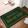 Tapetes Bem-vindo ao Silent Hill Entrada Capacho Anti-Slip Porta Frontal Decoração de Casa Banheiro Tapete Tapete para Sala de estar