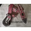 2022 مصمم حزام BB سيمون للأحزمة للرجال النساء اللامع الماس الحزام الوردي Cintura Uomo Boosluxurygoods178h