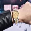 Presente de Natal relógio PAGANI DESIGN Dois Tons Mostrador Dourado Jubileu Relógio de Aço Inoxidável Movimento Mecânico Automático Relógios de Moda 200r