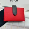 赤い財布カードホルダーデザイナーコインウォレットフラップラグジュアリーバッグ