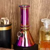 Mini cachimbo de vidro colorido para fumar cachimbo de água tipo reto cachimbo de água Shisha cachimbo de fumaça