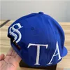 Czapki piłki para trapstar designer baseball czapka sportowa haft haftowy kasquette moda akcesoria kapelusze szaliki282t