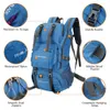 Outdoor Bags 45L 10L MOLLE Waterproof Adult Climbing Backpack Multifunction Military Rucksack Outdoor Cycling Bags Camping Hiking Sports Bag 231218