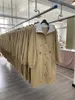 Women's Trench Coats 2023 Autumn And Winter Women Hooded Waist Drawstring Long Coat