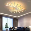 Luci a soffitto Fan Tipo di tipo di oro vivo Design artistico Design semplice Mobili illuminazione Light soggiorno El Lampada