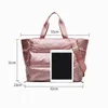 Duffel Bags Inverno Fluffy Acolchoado Mulher Bolsa Grande Quilted Shopper Bag Feminino Sacos Acolchoados Mulheres Nylon Ombro Bolsas Casual Blown Bag 231219