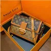 2023 Sac de chaîne croisée Flip Messenger Sacs pour Lady Girls Square Gersclls Pu Leather Travel Casual Bager Sac Party Pack255V