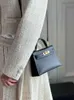 Akilyle Luxury Designer Totes Bag Puro hilo de cera hecho a mano mini bolso de segunda generación bolso cruzado de un solo hombro patrón de mujer cuero de vaca