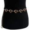 Belts Sweater Accessories For Women Simple Punk Hip Hop Metal Belly Belt Love Heart Waist Chain Body Necklace Fashion Jewelry