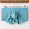 Underpants Men's Space Module U Convex Bag Panties Male Thread Breathable Underwear Youth Flat Boxers Comfortable Bottoms Sexy Lingerie