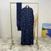 Ubranie etniczne na Bliskim Wschodzie Dubaj marokańska muzułmańska luksusowa moda dla kobiet haftowany kardigan islamska szata kimono