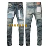 Tasarımcı Mens Jeans Mor Kot High Street Ksubi Hip Hop Yırtılmış High Street Marka Yama Deliği Denim Düz Moda 223