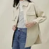 Blusas femininas camisa jaquetas casacos finos parkas geometria xadrez manga longa casaco botão de bolso senhoras vintage mulher outwear