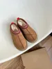 Nya Australien australiska kvinnor snö boot tazz tozz tasman designer stövlar päls glider klassisk ultra mini plattform stövlar mocka ull vinter varma sandaler z7