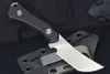 Cuchillo recto de supervivencia M7697 de alta calidad D2 Hoja satinada Acabado CNC Mango completo Tang G10 Acampar al aire libre Senderismo Cuchillos de caza de hoja fija con Kydex