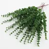 Decorative Flowers 6/12/18pc Fake Plants Eucalyptus Leaves Wedding Decoration Branches Home Birthday Party Table Decor Artificial