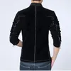 Jaquetas masculinas Mrmt 2023 Marca Outono Fosco Colarinho Casual Jaqueta de Couro para Masculino Slim Outer Wear Roupas