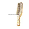 Hair Brushes Masr Shampoo Brush Wet Plastic Detangling Women Cleaning Comb Rose Gold Premium Gift Head Scalp Drop Delivery Products Dhfcj
