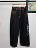 Мужские джинсы Y2K Уличная одежда Harajuku Хип-хоп Ретро графический принт Мешковатые мужские и женские брюки 231218