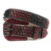 2022 Designer Belt Bb Simon Belts for Men Women Shiny diamond belt Black skull bb belts222k