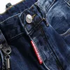 2 neue Designer Herren Skinny Hosen Casual Jeans Herrenmode Distressed Ripped Slim Motorrad Moto Biker Denim Hip Hop Hosen#316