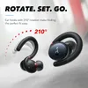 Mobiltelefonörlurar Anker Soundcore Sport X10 Bluetooth 5.2 Hörlurar Sport Roterande öronkrokar Deep Bass IPX7 Vattentät svettsäker sportörhängen 231218