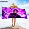 Set Sasuke Microfibre Bath Ręcznik na plażowy ręcznik na plażę Samica jedwabna długą spódnicę owinięta bikini koc krem ​​przeciwsłoneczny