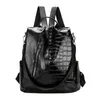 Sacs d'école XZAN mode femmes sacs à dos de haute qualité en cuir femme dames sac coréen étudiant Alligator modèle Preppy Style sac à dos