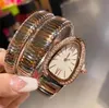 U1 Top AAA Designers Clássicos Assista Luxo Lady Pulseira Mulheres Assista Gold Snake Top Marca Diamante Aço Inoxidável Mulheres Relógios Para Senhoras Relógios de Pulso