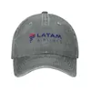 Top Caps Latam Havayolları En Kalite Logo Denim Cap Beyzbol Örme Şapka