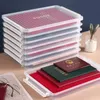 Nyhetsartiklar Pappersprodukter Arrangör Toploader File Bag Big Tray Case Storage Portable Home Notebook Document 231219