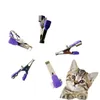 Vêtements de chien 5x animaux réutilisables Ecg pince crocodile câble conduit crocodile câbles fixes pinces pour animaux de chat