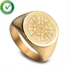 Bijoux pour hommes Anneaux Hip Hop Luxe Designer Bague Hommes Amour Bague En Or Fiançailles Championnat Anneaux Vintage Compass Rappeur Mode Ac275Q