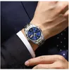 Armbandsur Poedagar Luxury Men Watches Business Top Brand Man armbandsur Vattentät Luminous Date Week Quartz Mens Watch High QualityBox 816