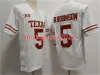 CUSTOM CUSTOM 2022-23 nouveau style 5 Bijan Robinson 3 Quinn Ewers Texas Longhorns maillot de football Mens Stitched College 28 Breece Hall Iowa Sta