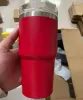 DHL con tazza LOGO co-branded Bicchiere da 20 once in paglia di acciaio inossidabile montato su veicolo Tazza americana da ufficio di grande capacità per tazza da tavolo 0102