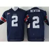 Custom Youth 2 Cameron Newton 34 Bo Jackson Custom Customer Auburn Tigers Jerseys Blue Kids Boys Size Tuction American Football Wear Stitch