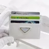 10A Designer Triangle Wallets Woman Leather Card Box محافظ