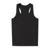 Men's Tank Tops Comfortable Top Men Running Vest Stylish Sleeveless Sport Vests For Fitness Leisure Slim Fit Racerback In Solid