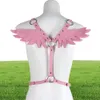 Belts Leather Harness Women Pink Waist Sword Belt Angel Wings Punk Gothic Clothes Rave Outfit Party Jewelry Gifts Kawaii Accessori5309550