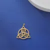 Charms 5pcs/Lot Amulet Pendants Stainless Steel Celtic Knots For Jewelry Making Wholesale Necklace Keychain Diy Accessory